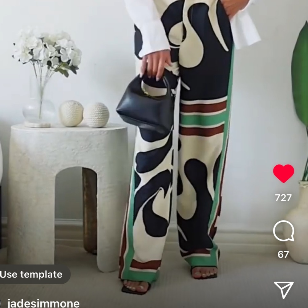 Multicolored pants